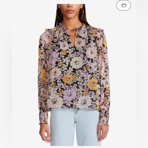 BB Dakota (Steve Madden) size small floral blouse.